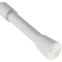 Bestlivings Spannstange ohne Bohren, Ø 13 mm, 1-läufig, ausdrehbar, klemmen, geklemmt, Metall, Ø10/13mm, Material Stange: Metall, Endstück: Kunststoff (Antirutsch)