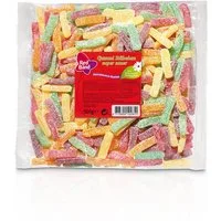 Red Band Süßigkeit, Red Band bunte Gummi Stäbchen gezuckert und super sauer 500g