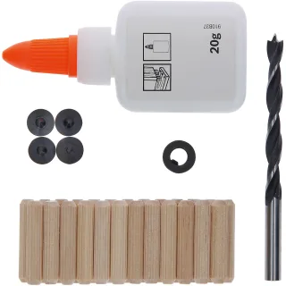 Bosch Holzdübel-Set, 27-teilig, 10 mm, 40 mm - 2607000449