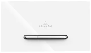 Villeroy & Boch WC-Betätigungsplatte ViConnect 260x66x150mm 2-Mengen-Spülung White Matt 922169N5