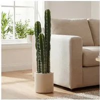 Kunstpflanze 95 cm künstliche Pflanzen im Topf Kaktus, HOMCOM, Höhe 95 cm, Dekoration für Zuhause, Büro, Einweihungsgeschenke