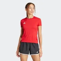 adidas Performance Laufshirt ADIZERO E TEE für Erwachsene, ohne Verschluss, mit Rundhalsausschnitt
