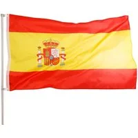 PHENO FLAGS Flagge Premium Spanien Flagge 90 x 150 cm Spanische Fahne (Hissflagge für Fahnenmast), Inkl. 2 Messing Ösen