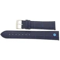 BRUNO SÖHNLE Uhrenarmband Bruno Söhnle Uhrenband 73-71046-120 Leder dunkelblau 20 mm