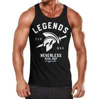 Neverless Tanktop Cooles Herren Tank-Top Gladiator Sparta Gym Athletics Sport Fitness mit Print