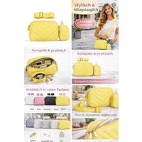 Antonio Freizeitrucksack Damen Umhängetasche mit Münzbeutel Crossbody Bag modische City Tasche