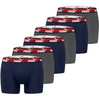 PUMA BODYWEAR Boxershorts Everyday Boxer (Sparpack, 6er-Pack) Boxershorts PUMA MEN EVERYDAY BOXER 6er Pack