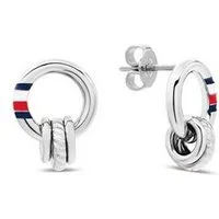 Tommy Hilfiger Paar Ohrstecker FEMININE ROPE, Emaille