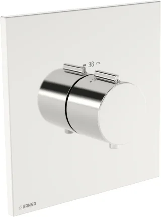 Hansa Sichtteil f. einen Abgang, HANSAEASYTHERM 8112 Rosette eckig verchromt, 81129273 81129273