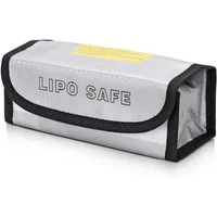 kwmobile Batteriebox kwmobile Akku Tasche Beutel - 18,5 x 7,5 x 6 cm LiPo Bag Tragetasche - (1 St), Akku Tasche LiPo Bag Batterie Beutel Schutz Transporttasche