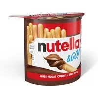 nutella Knabberei, Nutella und GO knusprige Brot Sticks und nutella zum dippen 52g