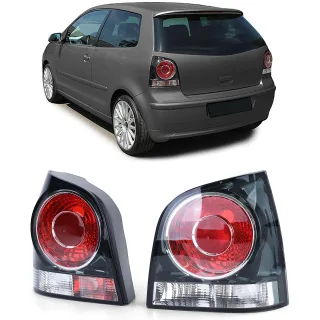 Rückleuchten Heckleuchten Schwarz für VW Polo 9N3 ab 2005-2009