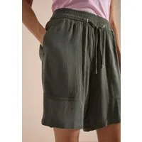 CECIL Shorts satinierte Viskose