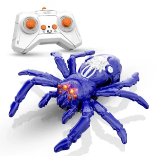 Remote Control Wall Climbing Spider / Green Lizard / Yellow Lizard Model 360° Rotation LED Lights Vacuum Suction Ground