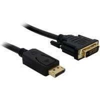 Adapterkabel DisplayPort > DVI 24+1 schwarz, 2 Meter