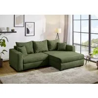Jockenhöfer Gruppe Ecksofa Elmau XL L-Form, B: 261 cm, mit Bettfunktion, Bettkasten & 2 Zierkissen