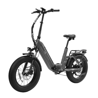 [EU DIRECT] TTGO F6 PRO Folding Electric Bike 48V 18Ah 250W Motor 25km/h Max Speed 20*4.0 Inch Fat Tires 140km Max Range