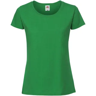 Fruit Of The Loom Womens/Ladies Fit Ringspun Premium Tshirt (Kelly Green)