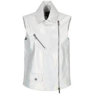 Armani Exchange - Weste für Damen, Schimmer, Ärmellos (Bunt meliert)