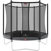 Berg Gartentrampolin rund 330 cm grau mit Sicherheitsnetz Comfort Favorit Regular