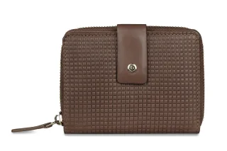 bugatti bags & accessories - Noemi RV-Damenbörse S /Ladies zip wallet S cognac