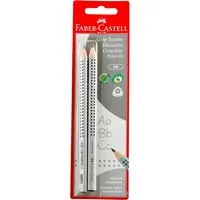 Faber-Castell Bleistift Faber-Castell JUMBO GRIP Bleistift HB Dreikant – 2 Stück