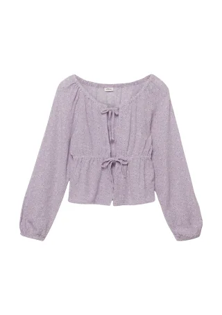 s.Oliver - Bluse lila/mehrfarbig - Gr. - 140