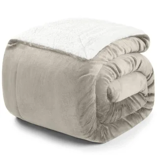 Blumtal Kuscheldecke, Beige, Textil, Rechteckig, 240x220 cm, Oeko-Tex® Standard 100, Wohntextilien, Decken, Kuscheldecken