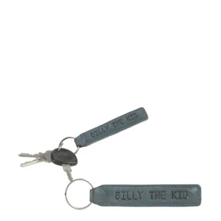 Schlüsselanhänger aus Leder in nightblue mit robustem Schlüsselring | Billy the Kid. Strukturierte Aufbewahrung für Schlüssel im Alltag von Ihnen.