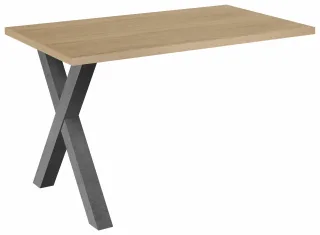 Mäusbacher Anbautisch "Mio" 3,2 cm starke Tischplatte