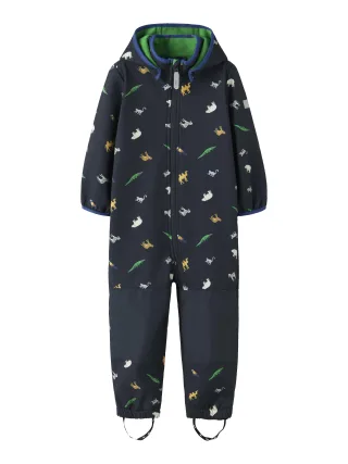 NAME IT - NMMMALTA05 SOFTSHELL SUIT AOP FO dark sapphire - Gr. - 104