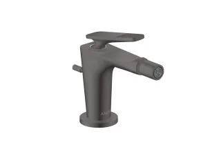 Hansgrohe Bidetmischer Axor Citterio C mit Zugstangen Ablaufg.Cubic brushed black chrome , 4921134 49211340