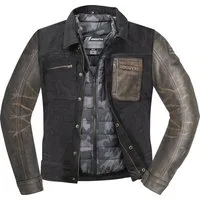 Bogotto Motorradjacke Bullfinch Motorrad Leder-/Textiljacke herausnehmbares Innenfutter