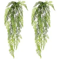 Kunstranke Farn-Hängebusch, Creativ green, Höhe 84 cm, im 2er Set