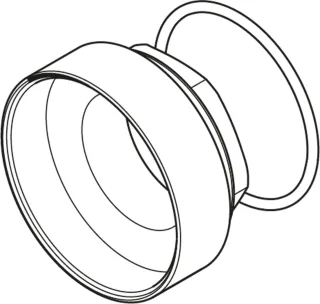 Duravit Kartuschenmutter 42x20x42 mm - T537690 T537690