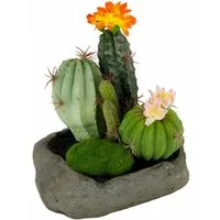 Kunstpflanze Kakteen Kakteen, I.GE.A., Höhe 19 cm