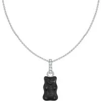 THOMAS SABO Kette mit Anhänger THOMAS SABO x HARIBO Schmuck: Kette mit Goldbär, mit Kristallglas, Zirkonia (synth)