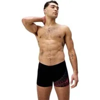 Speedo Badehose mit Plastisol-Wellengrafik, formbeständig, schnell trocknend