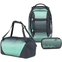 Satch Schulrucksack Pack (3tlg, inkl. Schlamperbox und Sporttasche)
