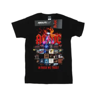 AC/DC - "In Rock We Trust" T-Shirt für Herren (Schwarz)