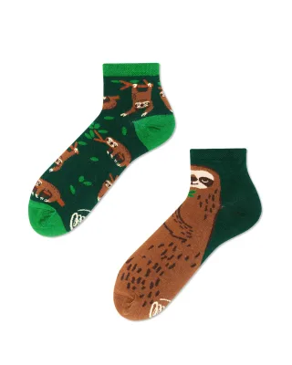 many mornings - Socken - Sloth Life braun/grün - Gr. - 46