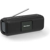 Karcher DAB Go Digitalradio (DAB) (DAB+, UKW (FM), 5 W, Tragbarer Bluetooth Lautsprecher / 5 Watt Stereo-Sound / USB-C / Akku)