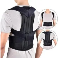 Sport-Knight® Rückenstabilisator Rückentrainer Haltungskorrektur – breit, atmungsaktiv, gepolstert