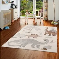 Pergamon Kinderteppich Kinder Teppich Softstar Kids Dinowelt, Rechteckig, Höhe: 11 mm