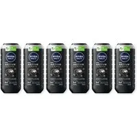 Nivea Men Duschgel Pflegedusche Active Clean 6 x 250ml, 6-tlg.
