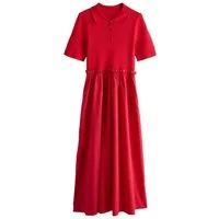 LAURA ASHLEY Druckkleid Laura Ashley 2-in-1-Polokleid mit Baumwollrock (1-tlg)