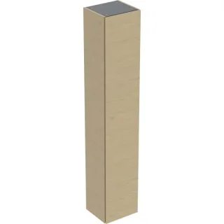 Geberit Renova Plan Hochschrank mit einer Tür: 33x180x29.8cm, Eiche natur / Melamin, 504045PS1 504045PS1