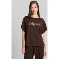 TOM TAILOR T-Shirt T-Shirt (im Einserpack) Scuba T-Shirt mit Schriftzug