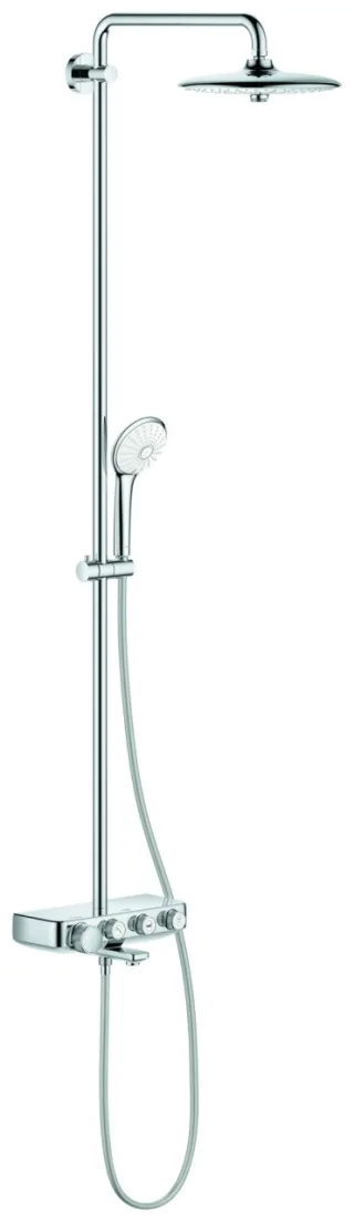 GROHE Duschsystem Euphoria SmartControl 260 Mono 26510 mit Wannen-THM chrom, 26510000 26510000
