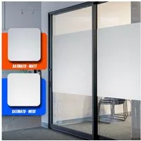sa roca Fensterfolie blickdicht Milchglasfolie für Fenster Sichtschutzfolie selbsthaftend, Leicht geprägt, Laufmeterware - bis zu 50m an einem Stück